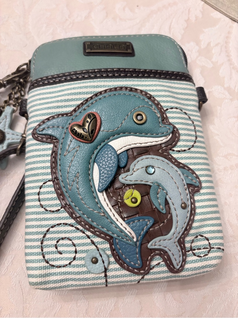 Chala Dolphin Cellphone Crossbody Bag